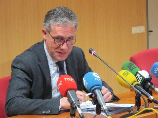 Pedro Viguer en la rueda de prensa
